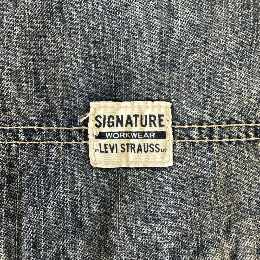 NWT Signature By Levi Strauss‎ Men's 100% Cotton Carpenter Jeans 30x32 Blue